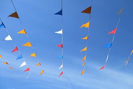 Rood, wit, blauw en oranje van Jon Houkes