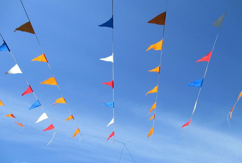 Rood, wit, blauw en oranje von Jon Houkes