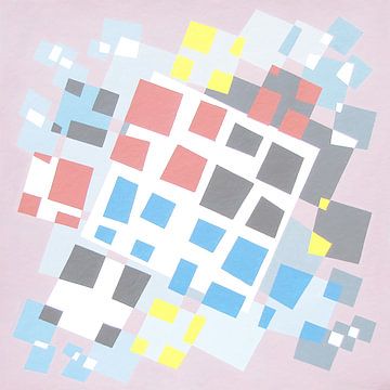 EH PAINTING ART 1991* #0910 Quirky Softone von Willem Hartgers