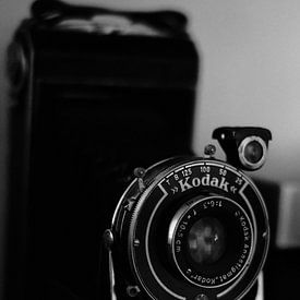 Appareil photo analogique d'époque | photo noir et blanc sur Diana van Neck Photography