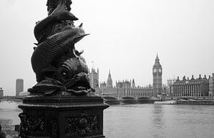 Zicht op de Big Ben in London
