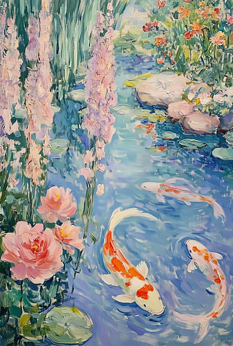 Koi-Gartenteich I