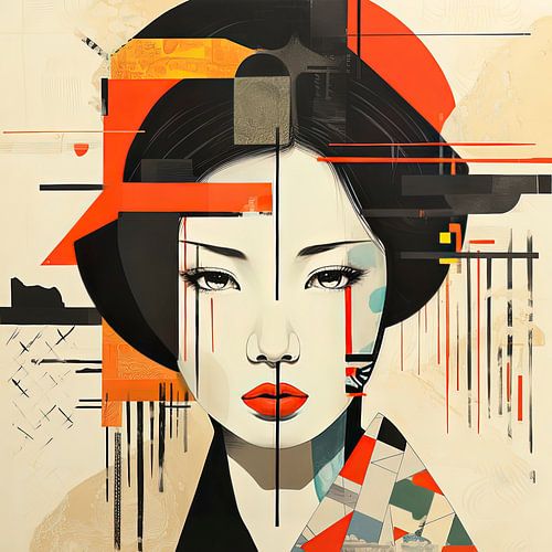 Japandi Face of Harmony