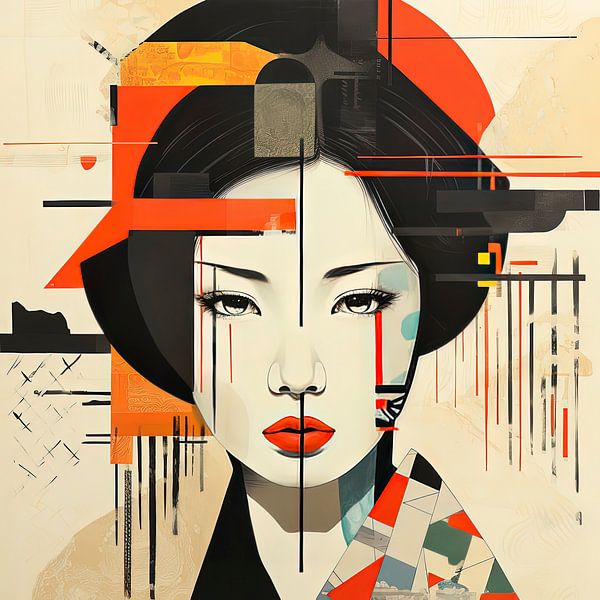 Japandi Gesicht der Harmonie von Christian Ovís