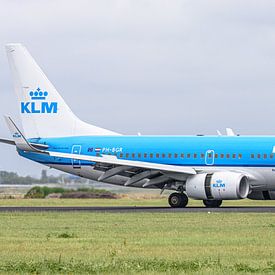 Avion de ligne KLM Boeing 737-700. sur Jaap van den Berg