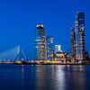 Rotterdam - Blauwe uur by Ton de Koning