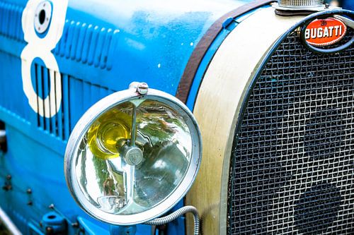 Bugatti Type 35 historische racewagen detail