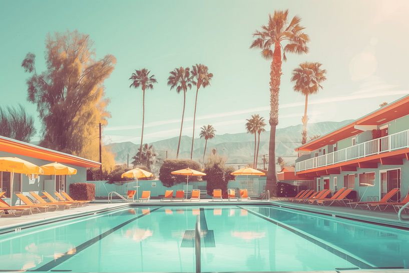 Retro-Sommertraum Variante 3 von Steinfox Art