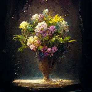 Ocean of Flowers van Sven van der Wal