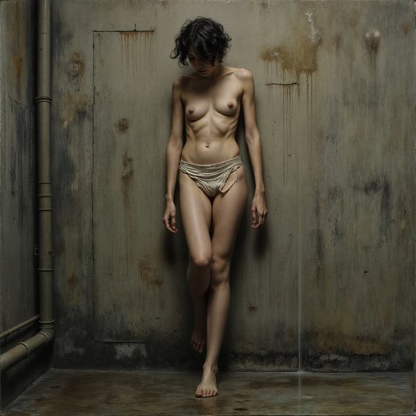 Nus dans une usine par The Nudes Gallery