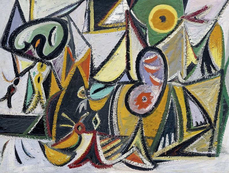 Arshile Gorky,Enigmatische strijd van finemasterpiece
