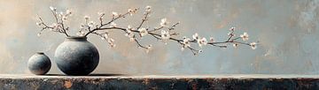 Stilleven met Bloemen van Kunst Kriebels
