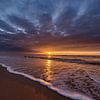 Zonsondergang. Strand Noordwijk van Yanuschka | Fotografie Noordwijk