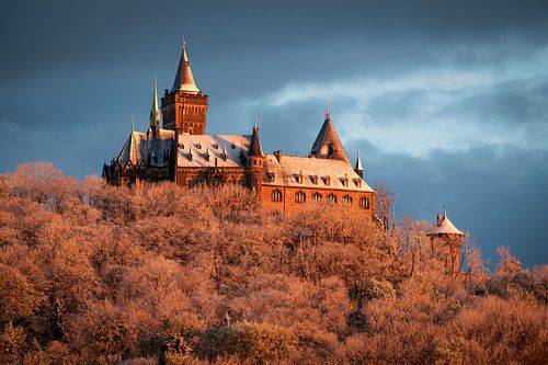 Winter fairy tale Wernigerode Castle