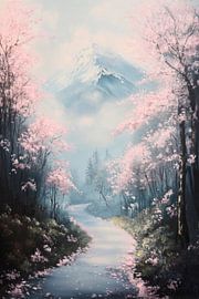 Kirschblütenweg von Poster Art Shop