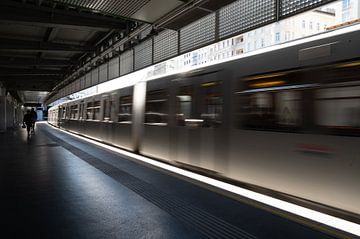 Station Pilgramgasse - in beweging van Juergen Pichler Fotografie