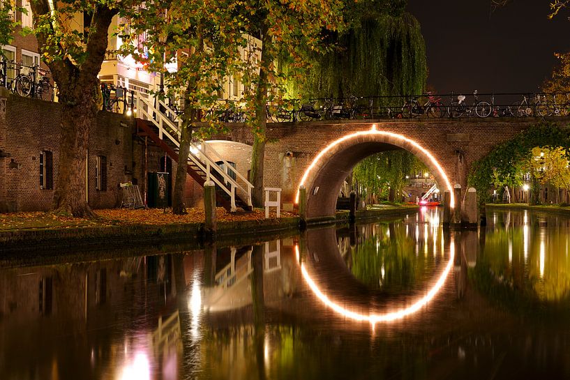 Le pont Jacobi sur l'Oudegracht à Utrecht par Donker Utrecht