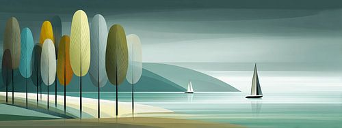 De Kalmte van de Zee en het Bos