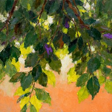 Warmer Sommer Wald von Mad Dog Art