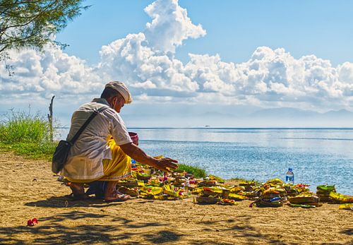 Offre au bord de la mer