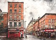 Manchester aquarelkunst #Manchester van JBJart Justyna Jaszke thumbnail