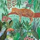Leopard in the jungle by Caroline Bonne Müller thumbnail