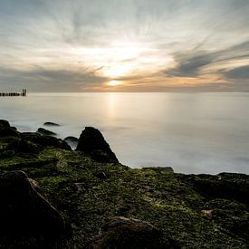 Zonsondergang bij Westkapelle van Nature Laurie Fotografie