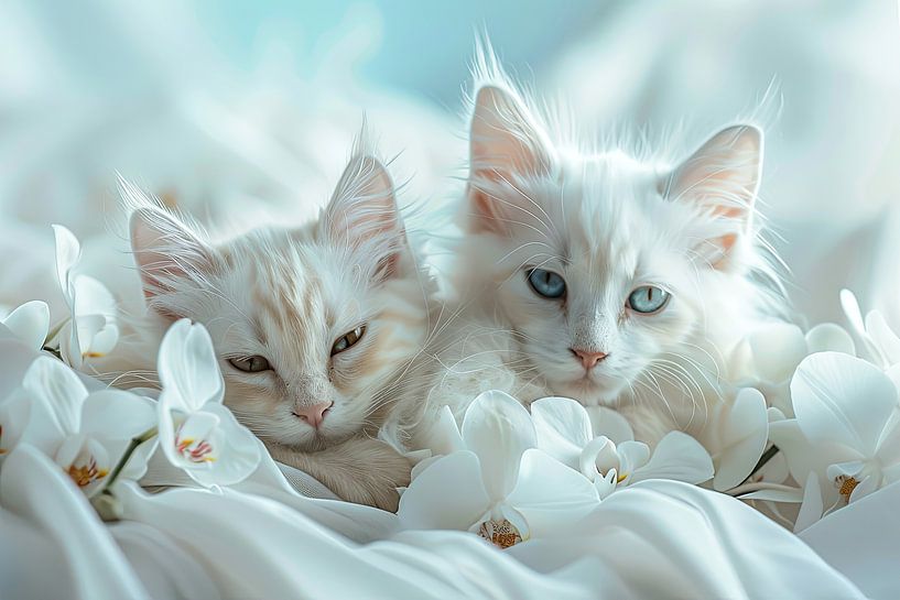 katten in en rondom huis van Egon Zitter