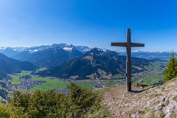 Gipfelkreuz auf dem Hirschberg von Walter G. Allgöwer