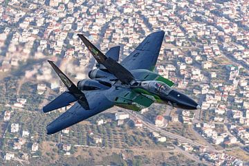 Saudi Boeing F-15 Eagle Air-To-Air. by Jaap van den Berg