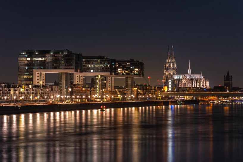 Cologne / Köln / Cologne la nuit par Maurice Meerten