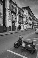 Scooter on the street Sicily