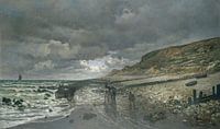 La Pointe de la Hève à marée basse, Claude Monet par Des maîtres magistraux Aperçu