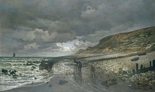 La Pointe de la Hève at Low Tide, Claude Monet