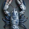Homard en porcelaine bleue de Delft - nouvelle collection sur Dunto Venaar