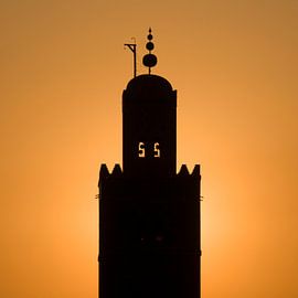 Koutoubia-Moschee Marrakesch am Abend