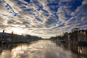 Amstel ijs reflectie von Dennis van de Water