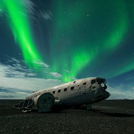 Iceland Northern Lights Aircraft