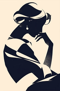 Frau Silhouette