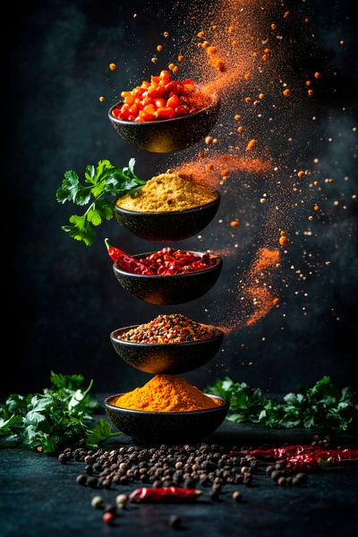 Variety of spices by Poster Art Shop
