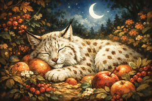 Der schlafende Luchs