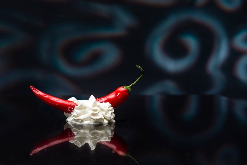 Zoete hete peper van Angelique van Kreij