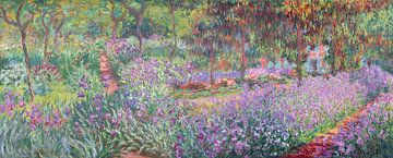 De tuin van de kunstenaar in Giverny, Claude Monet van Masters Revisited