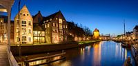 Thorbeckegracht in Zwolle in de avond van Sjoerd van der Wal Fotografie thumbnail