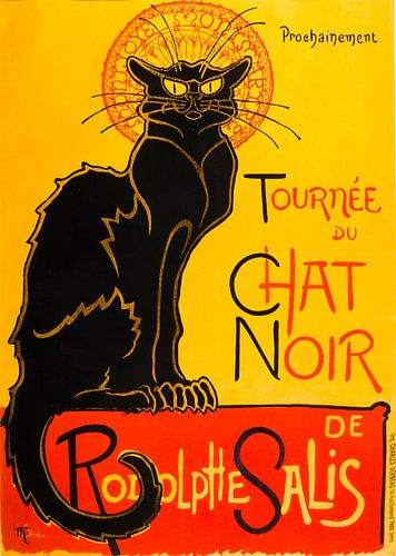Vintage affice French cabaret "Le Chat Noir"