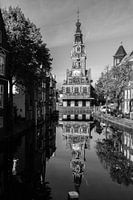 Waagtoren Alkmaar black and white