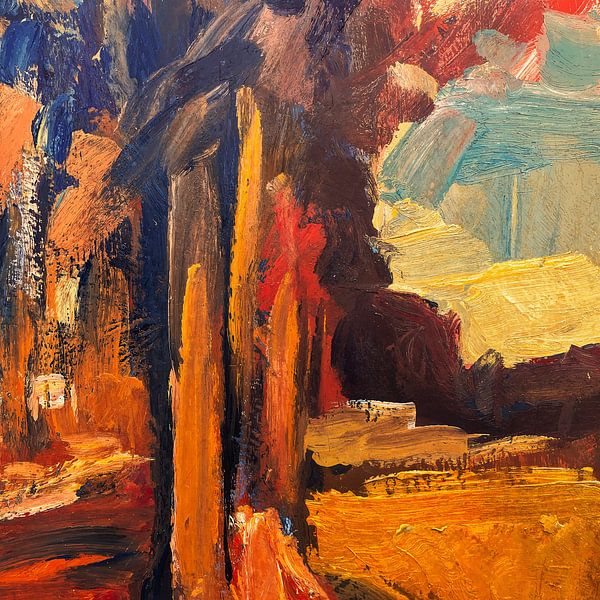 Straße mit Bäumen von Nop Briex