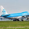 KLM Boeing 747-400 ERF "Eendracht" is geland. van Jaap van den Berg
