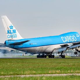 KLM Boeing 747-400 ERF "Eendracht" is geland. van Jaap van den Berg