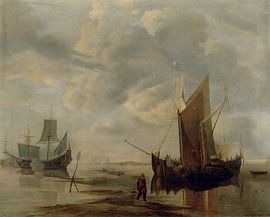 Lotty Sykora – Seascape (Copy after Jan van de Capelle), 1900 by Atelier Liesjes